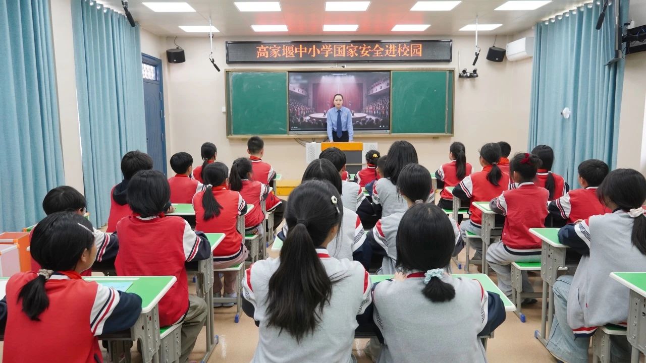 国家安全法治课走进高家堰中小学
